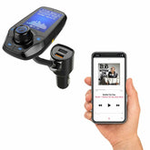 Aquarius WirelessMultifunctional Bluetooth Car FM Transmitter with Dual USB Port Aquarius